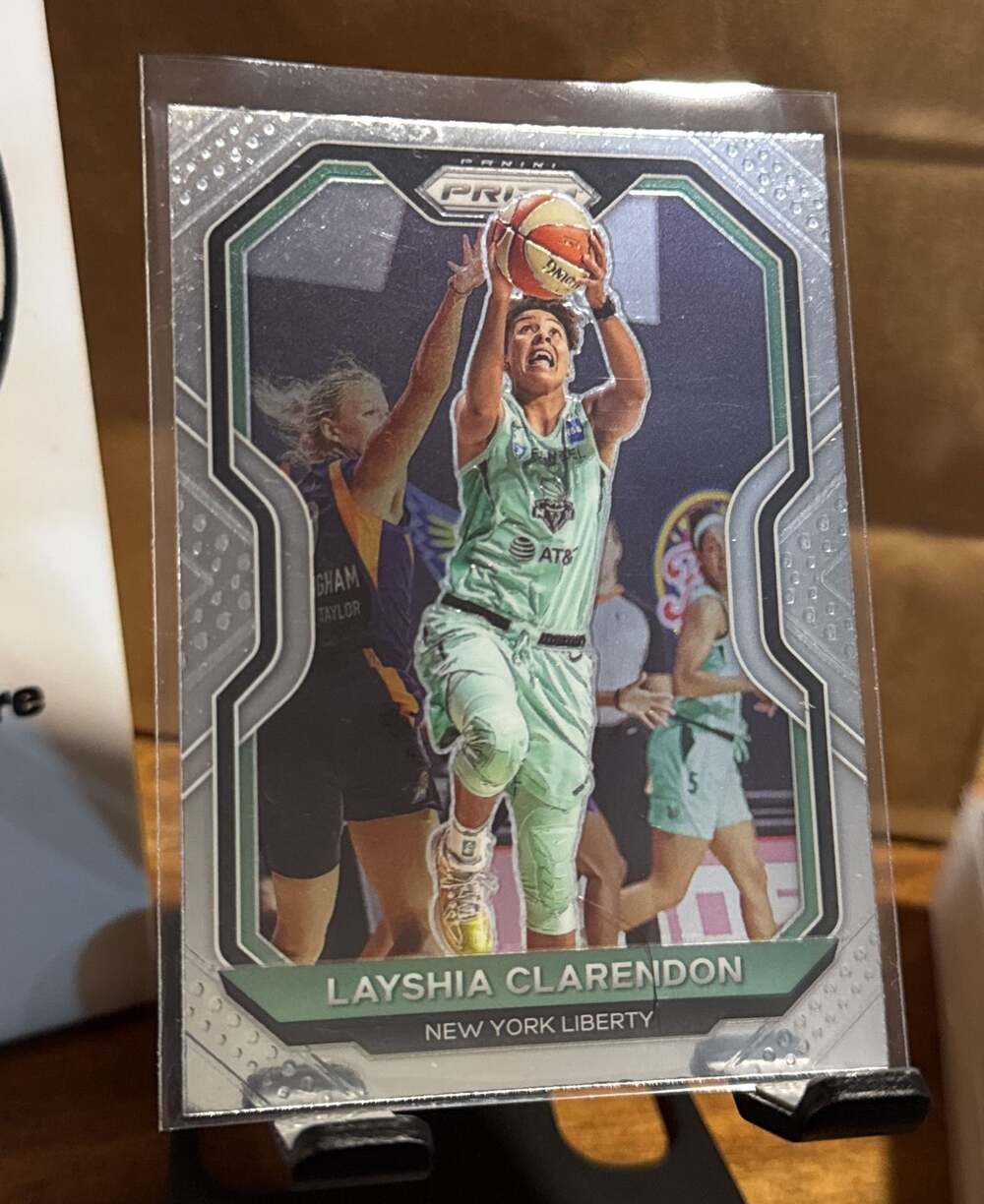 Layshia Clarendon 2021 Panini Prizm WNBA Silver Prizm #20  Trading Card